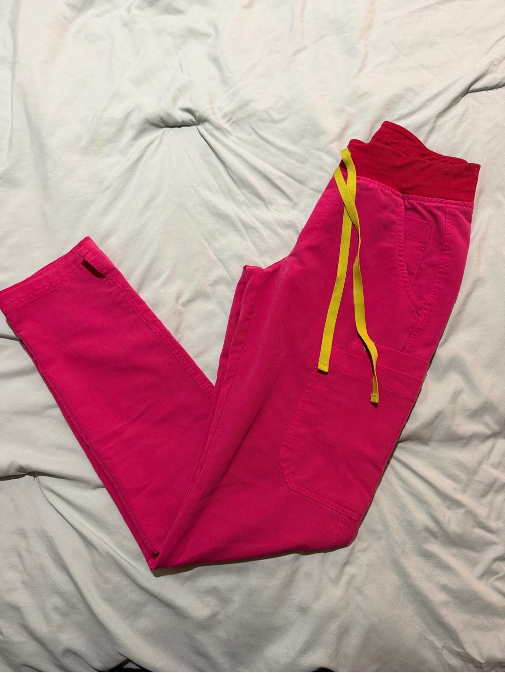FIGS Scrub Pants Shocking Pink XXS Tall